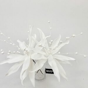 סט ענפי נימפאה Pure White