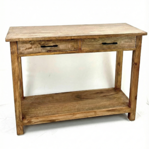 קונסולת כניסה מעץ מנגו